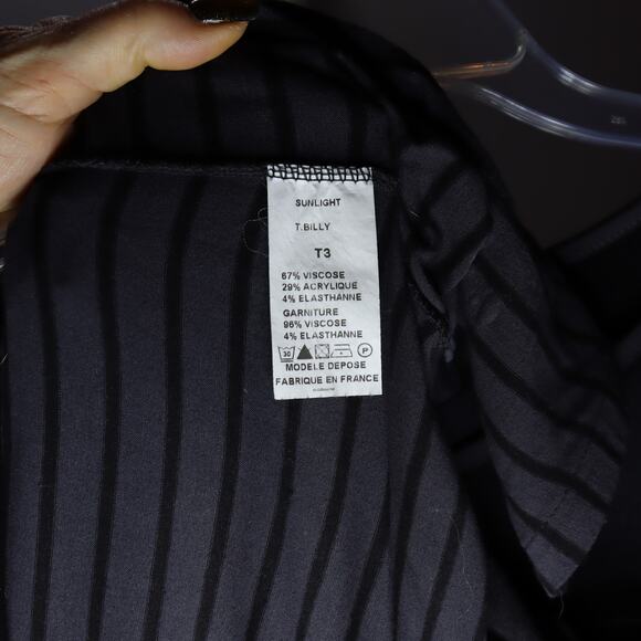 Sun Light T.Billy Artsy Striped Button Front Knit Dress T3 L/XL - Picture 4 of 4